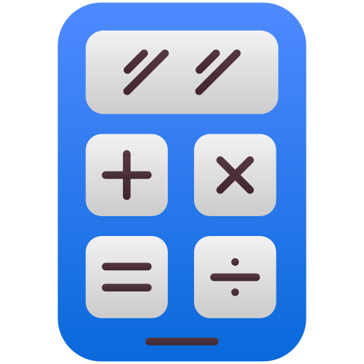 rekenmachine Generic Flat Gradient icoon
