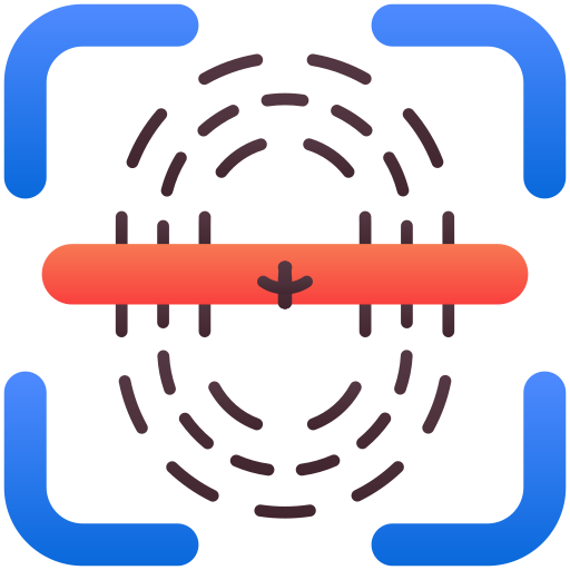 biometryczny Generic Flat Gradient ikona
