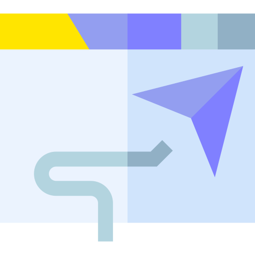 Paper plane Basic Straight Flat icon