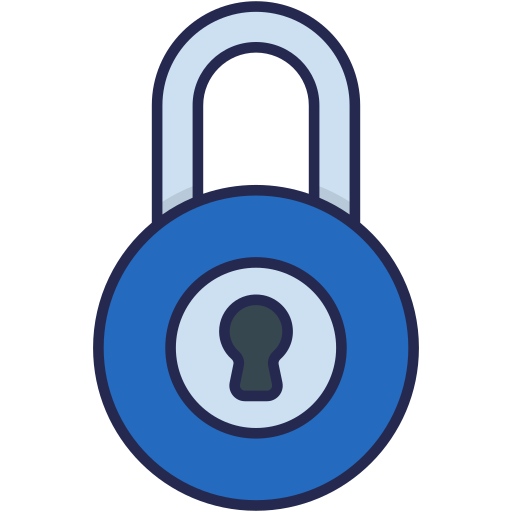 Locked Generic Outline Color icon