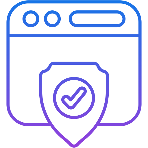 seguridad web Generic Gradient icono