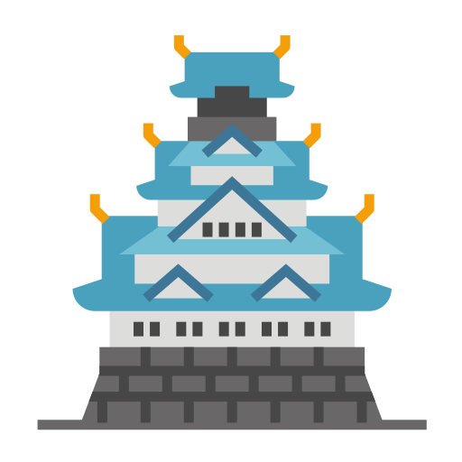 Osaka castle Generic Flat icon