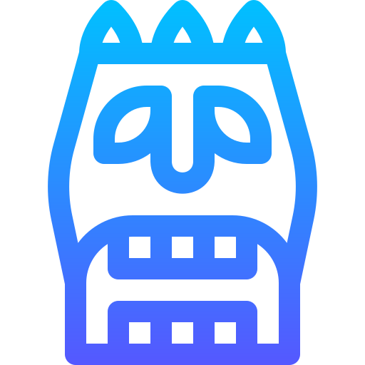 Tiki Basic Gradient Lineal color icon