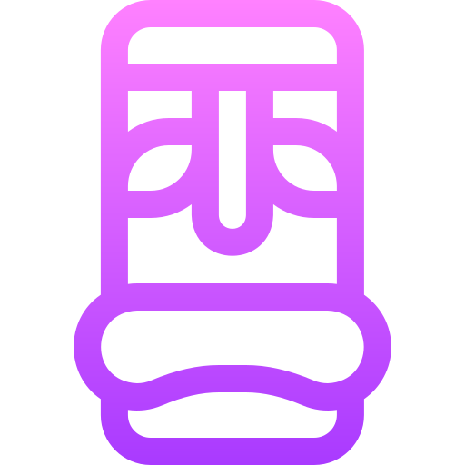 Tiki Basic Gradient Lineal color icon