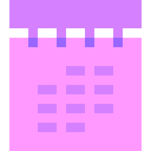 カレンダー Basic Sheer Flat icon