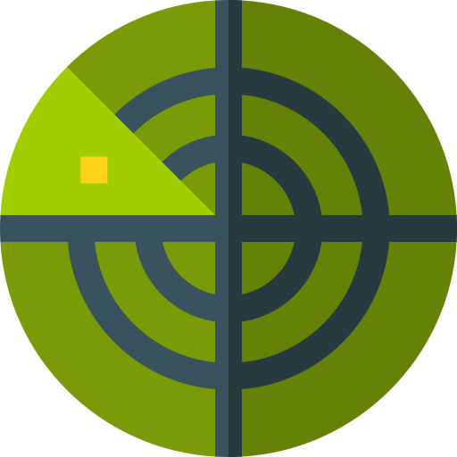 radar Basic Straight Flat ikona