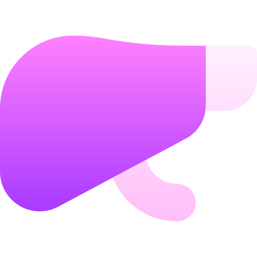 fegato Basic Gradient Gradient icona