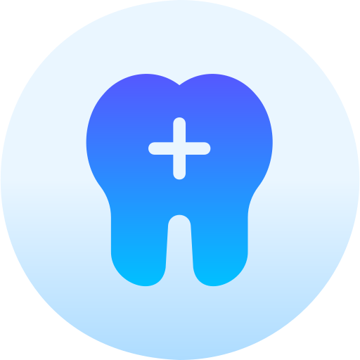 diente Basic Gradient Circular icono
