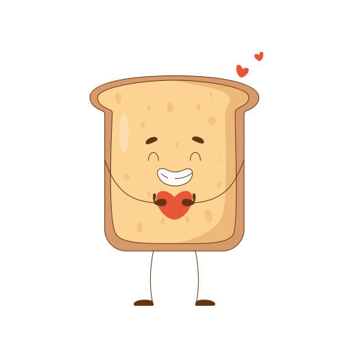toast Generic Thin Outline Color icon