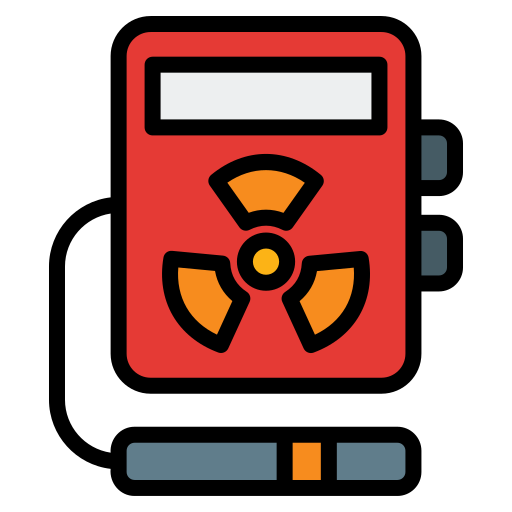Geiger counter Generic Outline Color icon