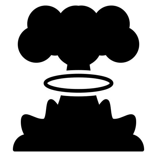 explosão Generic Glyph Ícone