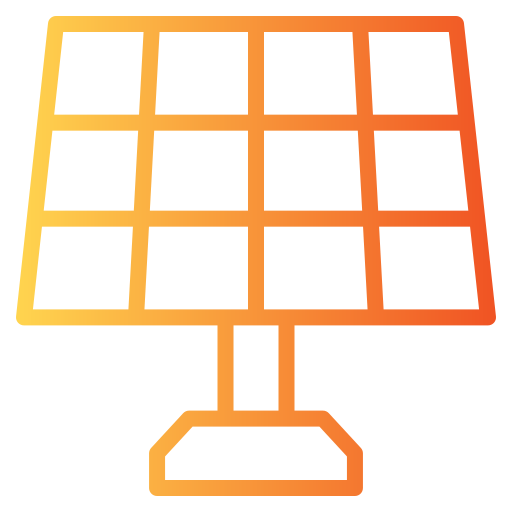 panel solar Generic Gradient icono