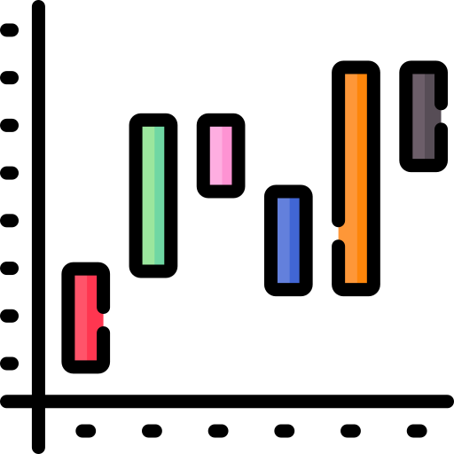 gráfico de cascata Special Lineal color Ícone