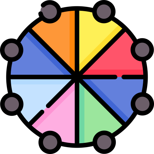wykres kołowy Special Lineal color ikona