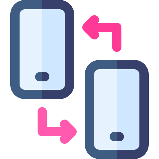 연결 중 Basic Rounded Flat icon