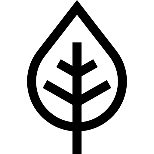葉 Basic Straight Lineal icon