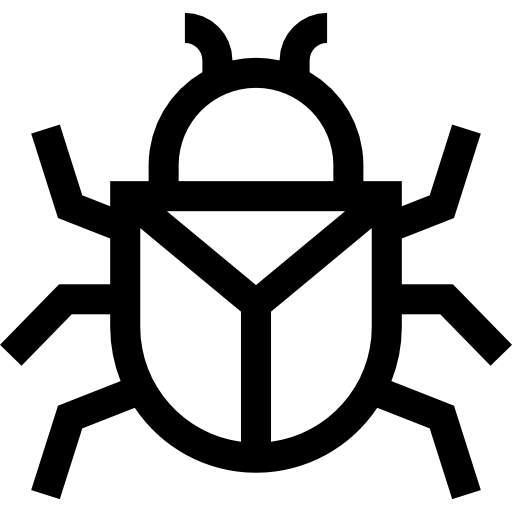 バグ Basic Straight Lineal icon