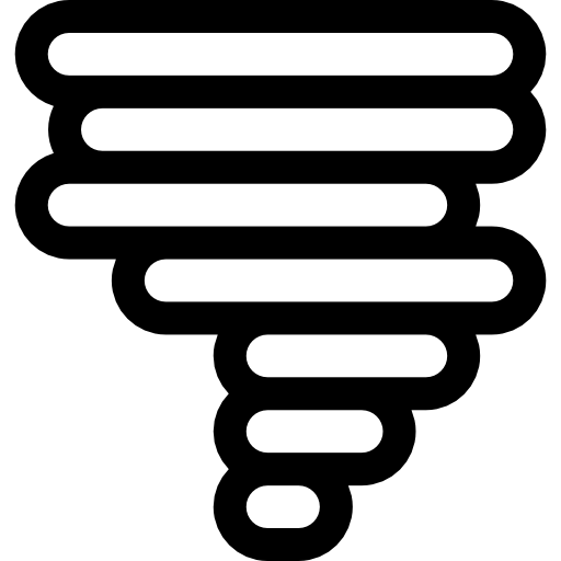 tornade Basic Straight Lineal Icône