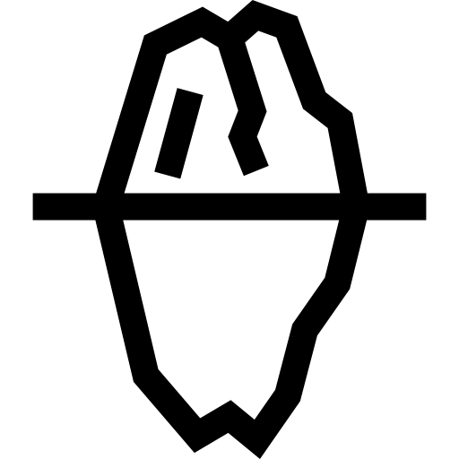 氷山 Basic Straight Lineal icon