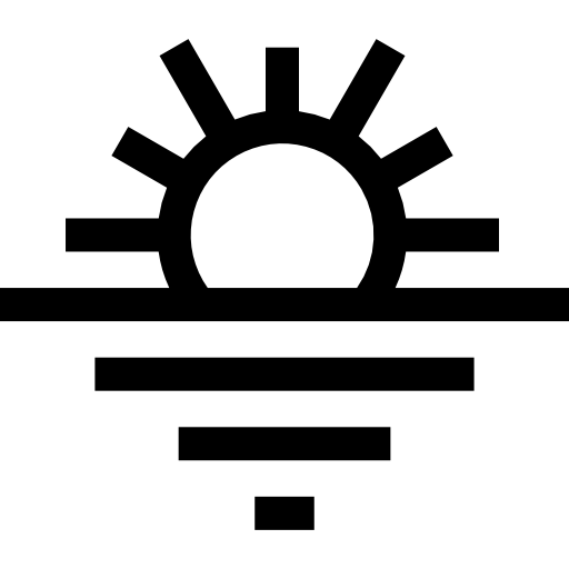 tramonto Basic Straight Lineal icona