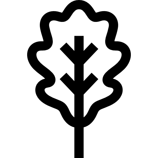 hoja Basic Straight Lineal icono