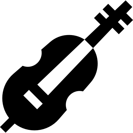 チェロ Basic Straight Filled icon