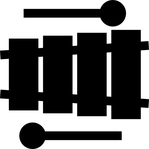 木琴 Basic Straight Filled icon