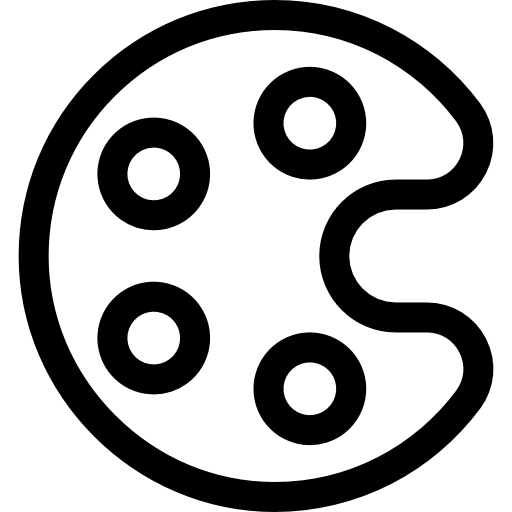 paleta Basic Straight Lineal icono