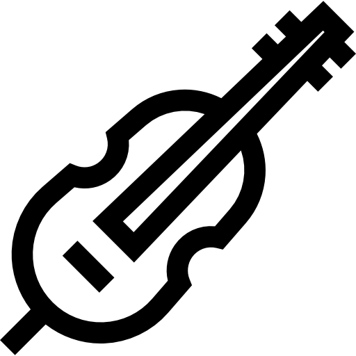 wiolonczela Basic Straight Lineal ikona