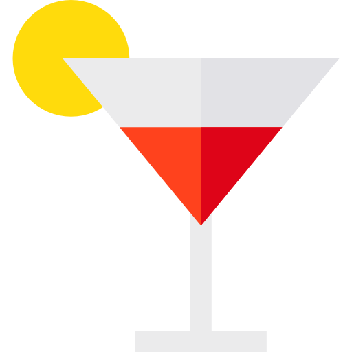 cocktail Basic Straight Flat Icône