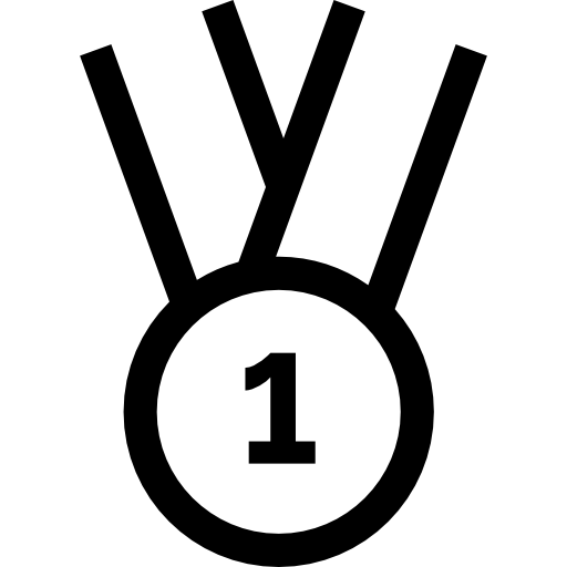 medaglia Basic Straight Lineal icona