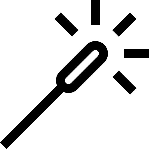 sterretje Basic Straight Lineal icoon