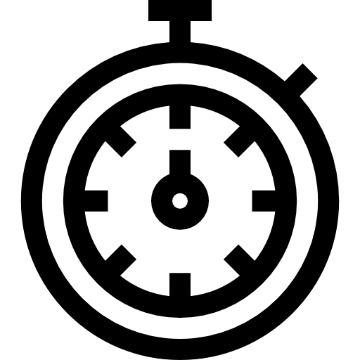 stoper Basic Straight Lineal ikona