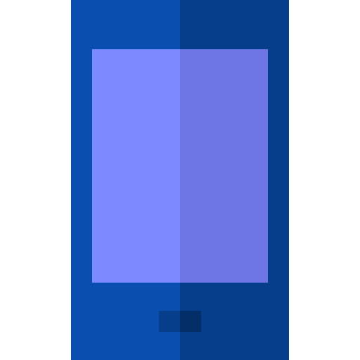 Smartphone Basic Straight Flat icon