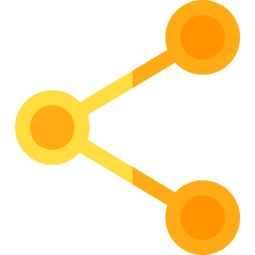 teilen Basic Straight Flat icon