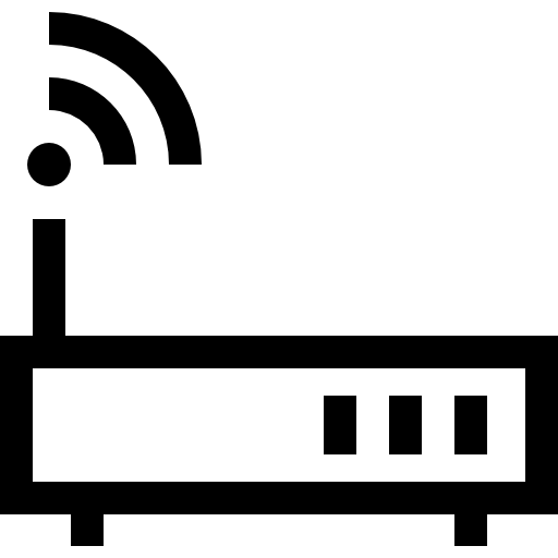 routera Basic Straight Lineal ikona