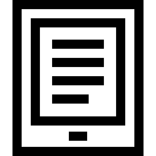 tavoletta Basic Straight Lineal icona
