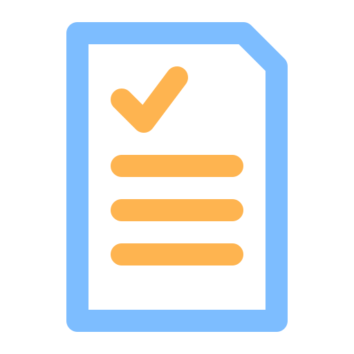 Approval Generic Outline Color icon