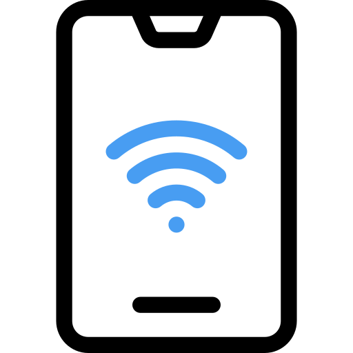 wifi Generic Outline Color icona