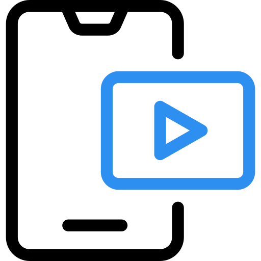 Video player Generic Outline Color icon