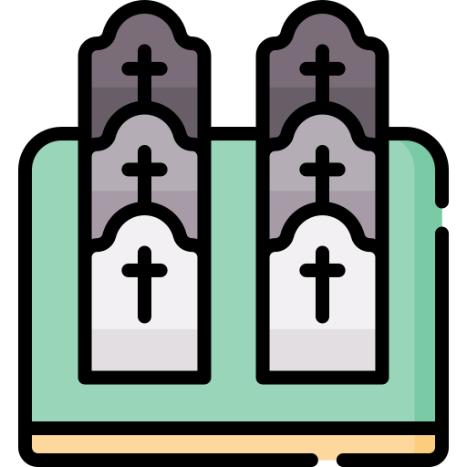 Cemetery Special Lineal color icon