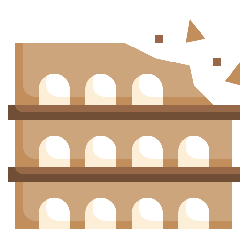 kolosseum Surang Flat icon
