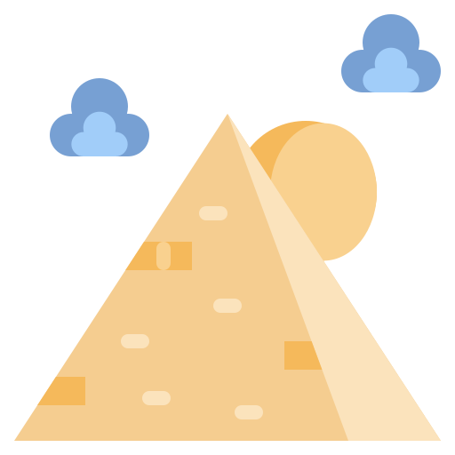 Pyramid Surang Flat icon