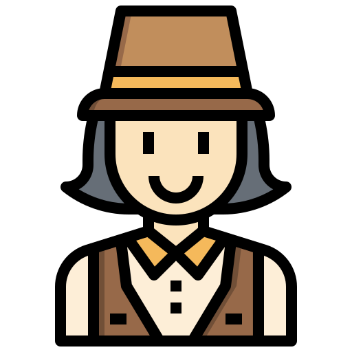 Archaeologist Surang Lineal Color icon
