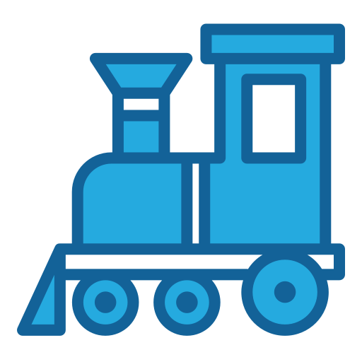 moteur de train Generic Blue Icône