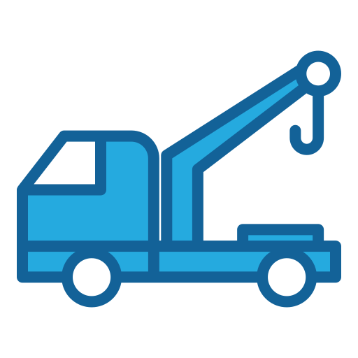 Crane truck Generic Blue icon