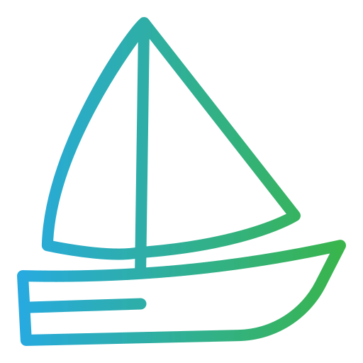 Sail boat Generic Gradient icon