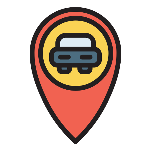 Location mark Generic Outline Color icon
