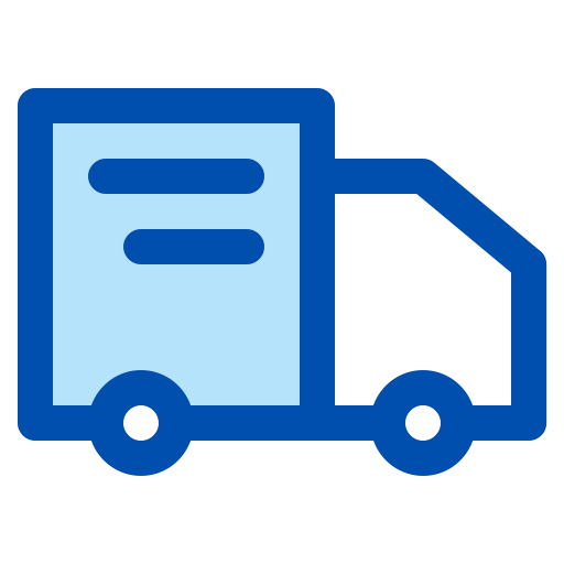 camion de livraison Generic Blue Icône