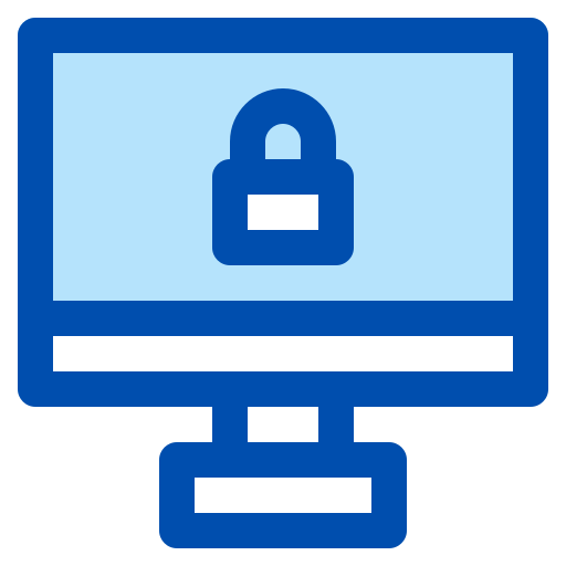 online-sicherheit Generic Blue icon